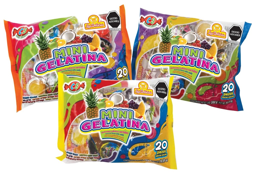 MINI GELATINA LAS DELICIAS (20)UND