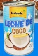 CAJA LECHE COCO LATA 300G 48U
