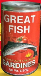 GREAT FISH SARDINA PICANTE 5.5OZ