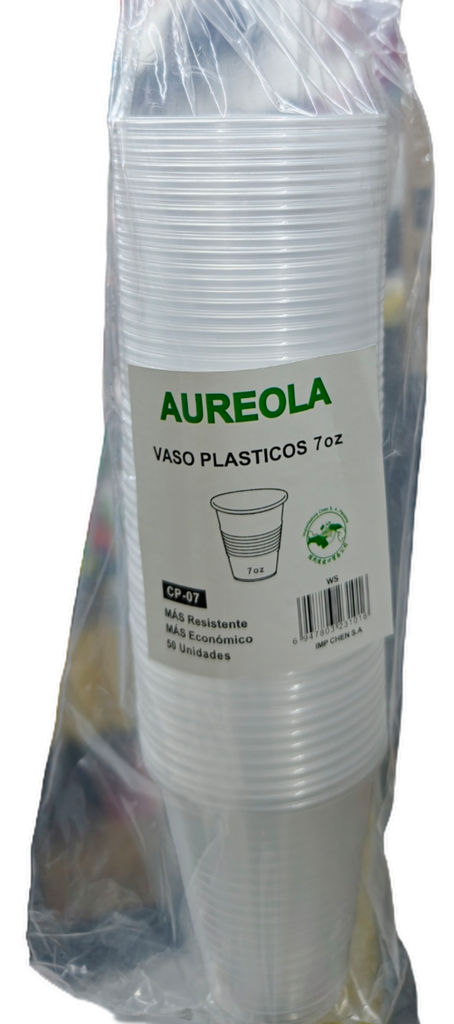 VASO PLASTICO 7OZ 50U