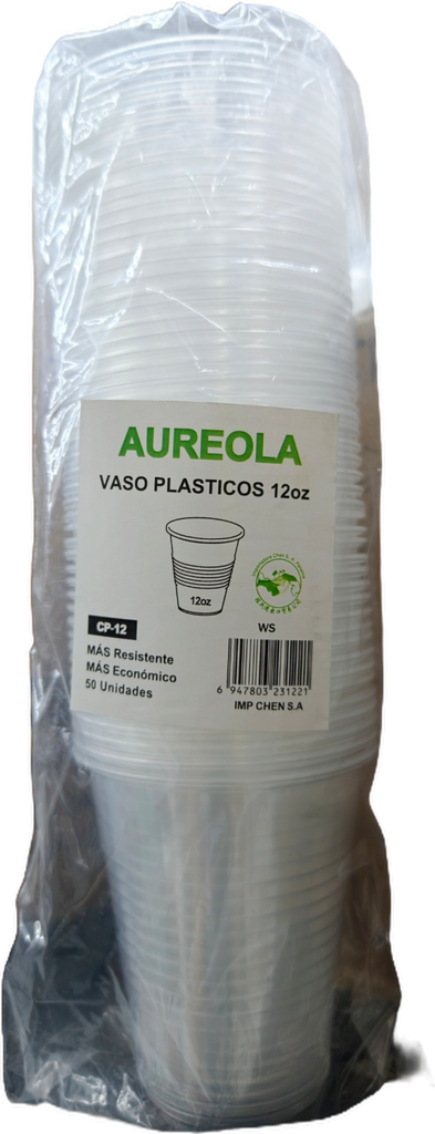 VASO PLASTICO 12OZ 50U