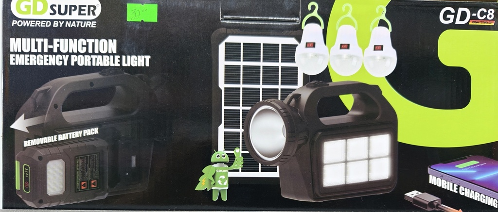 SOLAR LIGHING SYSTEM GD-C8