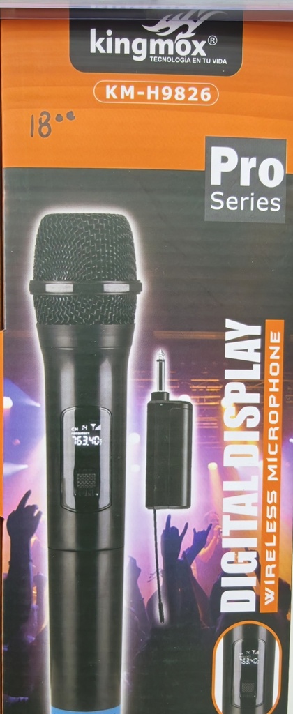 MICROFONO INALAMBRICO 6.5MM KM-H9826