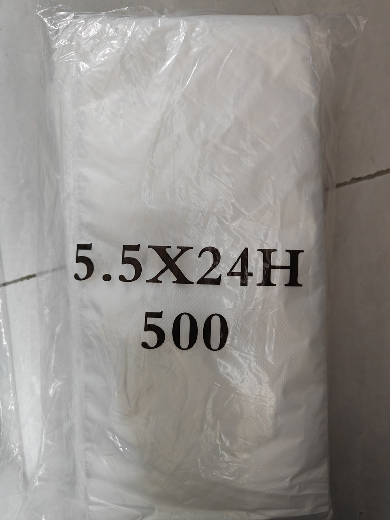 BOLSA FLAUTA 5.5X24 500U