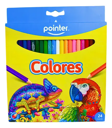 LAPIZ DE COLORES POINTER 24PIEZA 