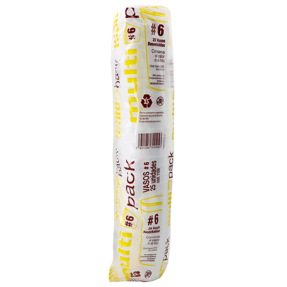 CAJA VASO FOAM #6