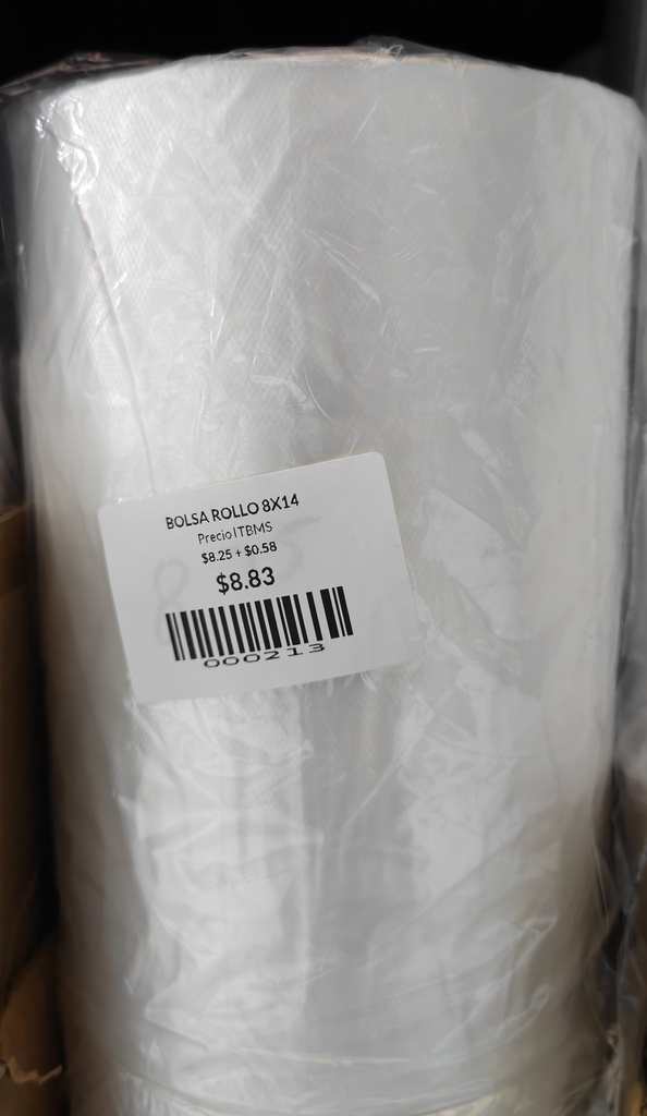 BOLSA ROLLO 8X14