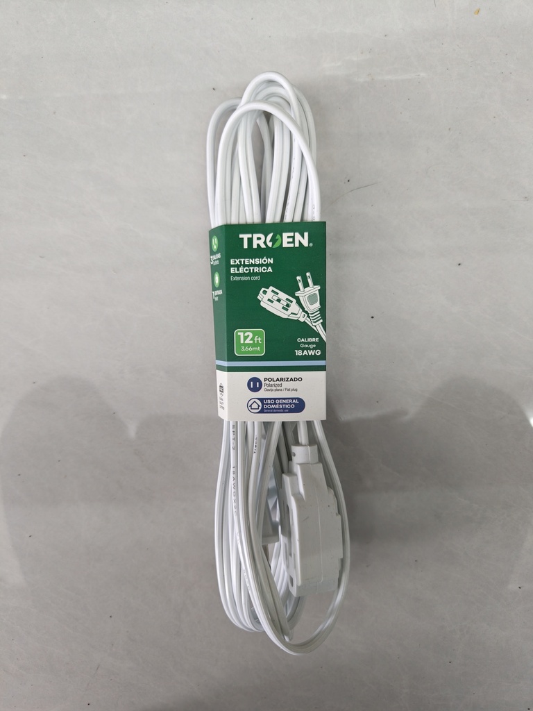 EXTENSION ELECTRICA 12FT