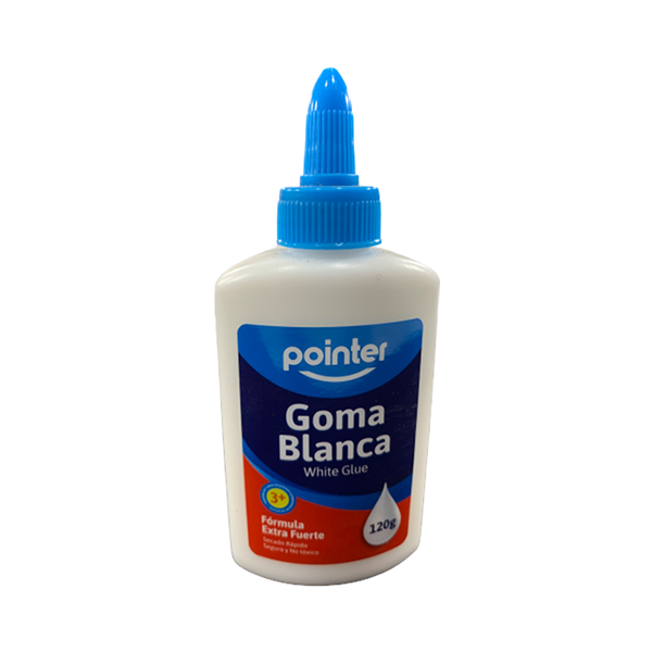 CAJA GOMA BLANCA 120ML 12U