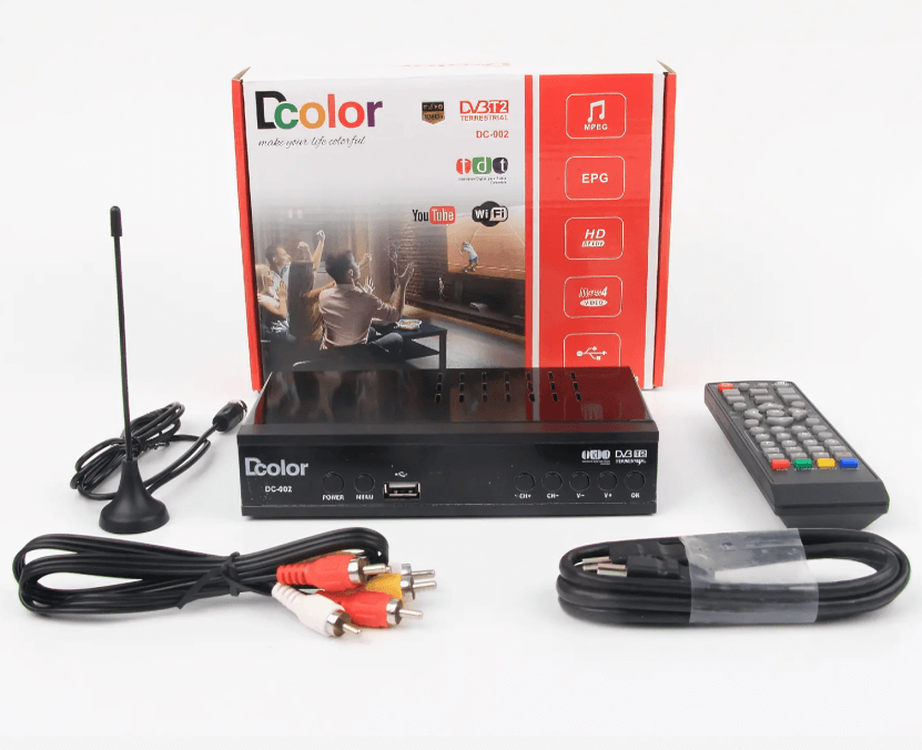 CAJILLA TV DVB-T2/M-T2D COLOR NARANJADA 