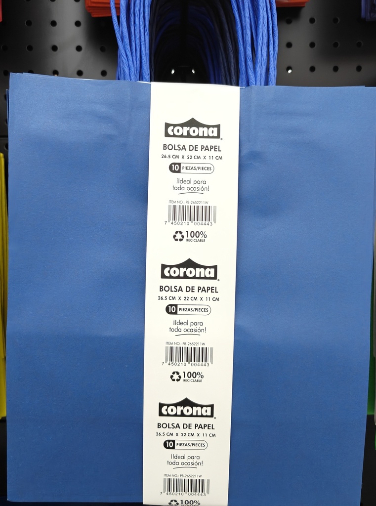 BOLSA PARA REGALO 10U CORONA