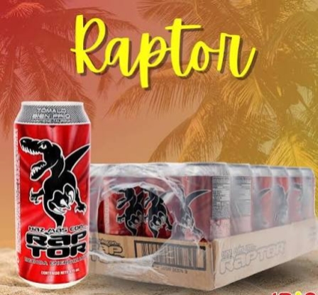 CAJA RAPTOR 473ML 24U