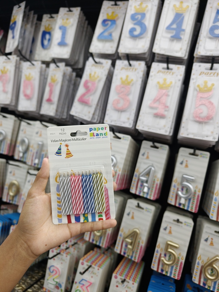 H12-1 VELAS STD MAGICAS X 12 7452102874530