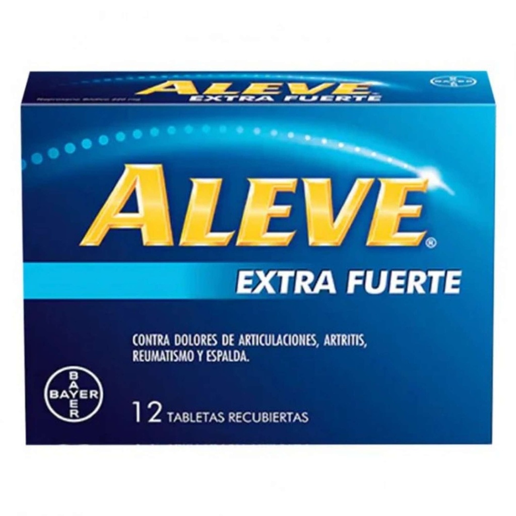 ALEVE EXTRA FUERTE PASTILLA 12U