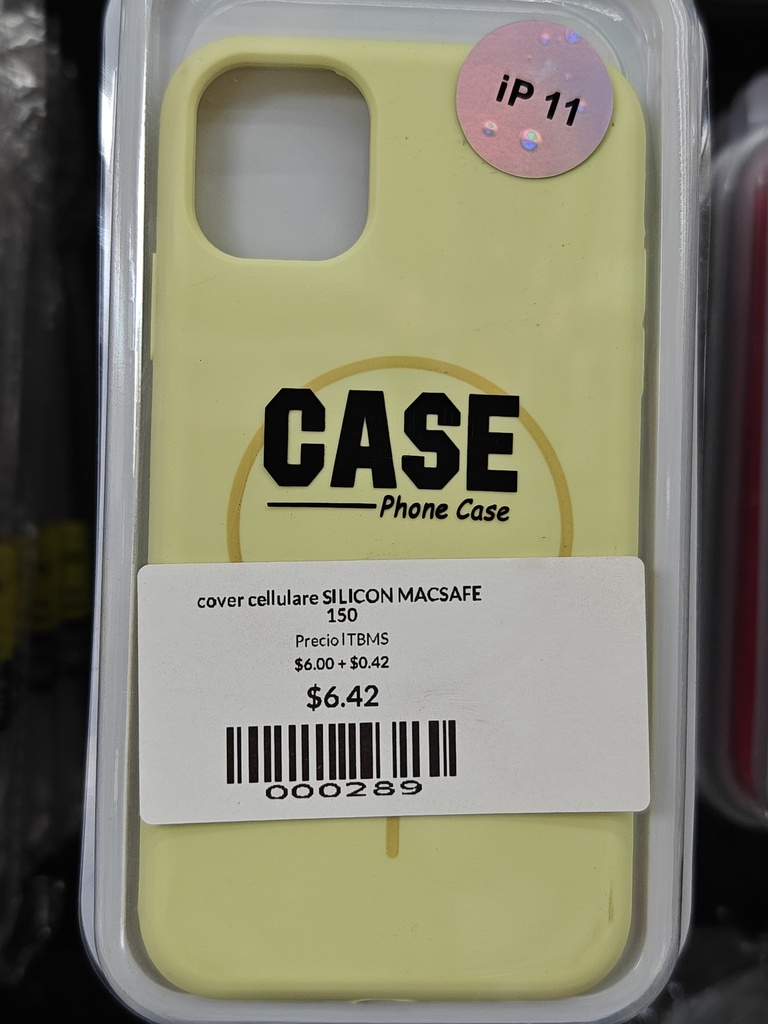COVER CELLULARE SILICON MACSAFE 150 