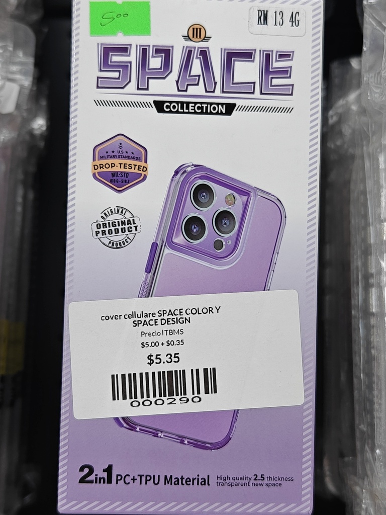 COVER CELLULARE SPACE COLOR Y SPACE DESIGN