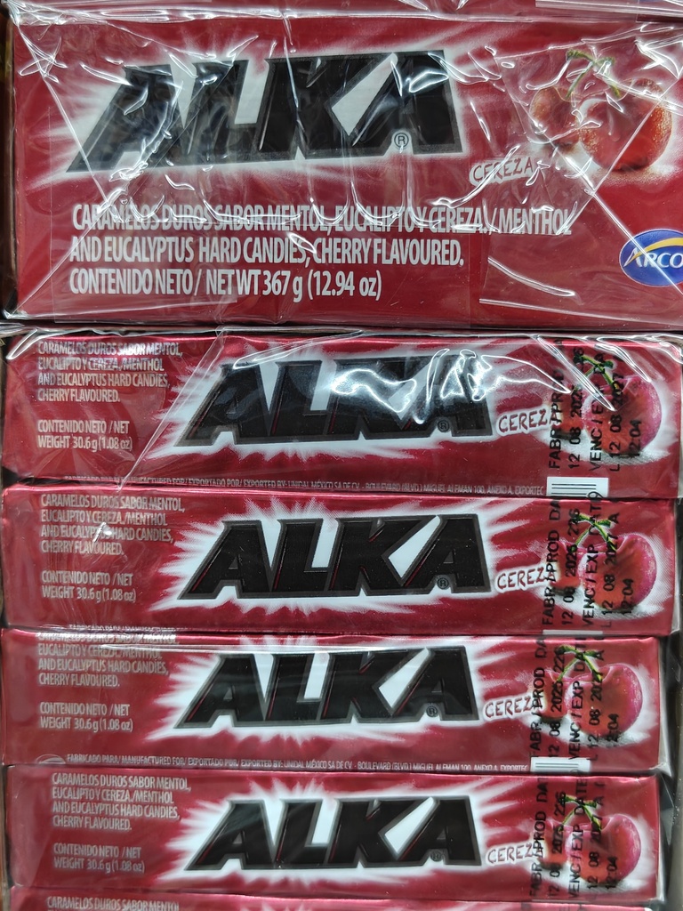 ALKA BARRA ROJO 12U
