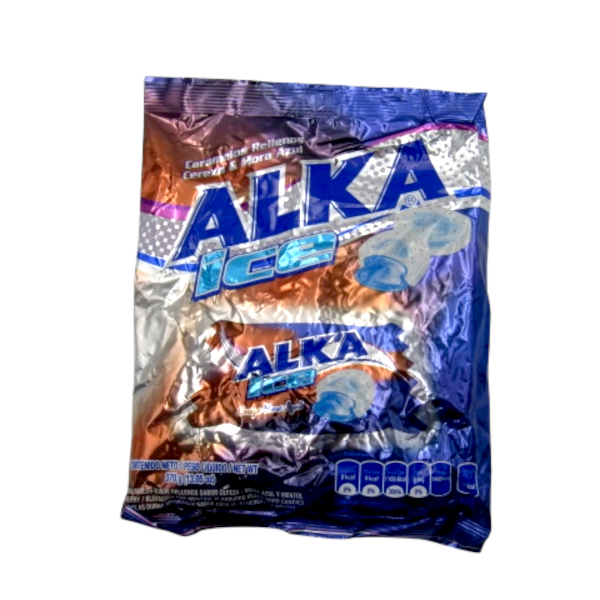BOLSA ALKA CEREZA-MORA AZUL 100U