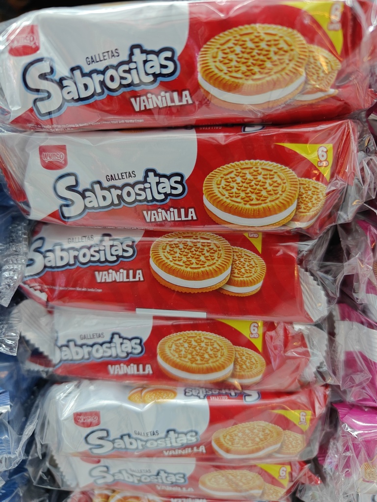 GALLETAS SABROSITAS VAINILLA 8U