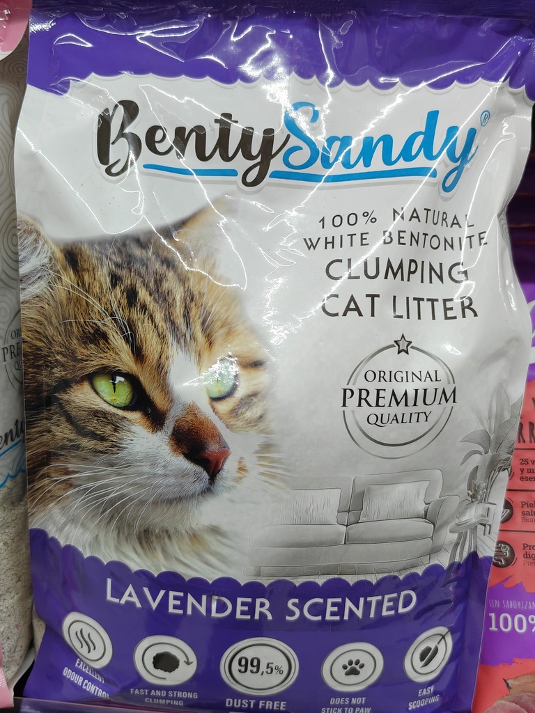 ARENA PARA GATOS MORADO 5L