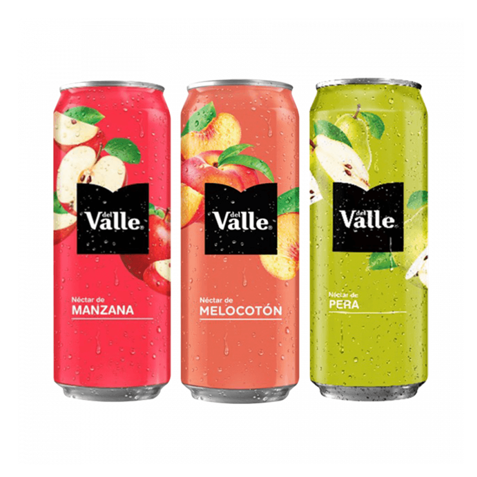 CAJA JUGO DEL VALLE LATA 330ML 24U