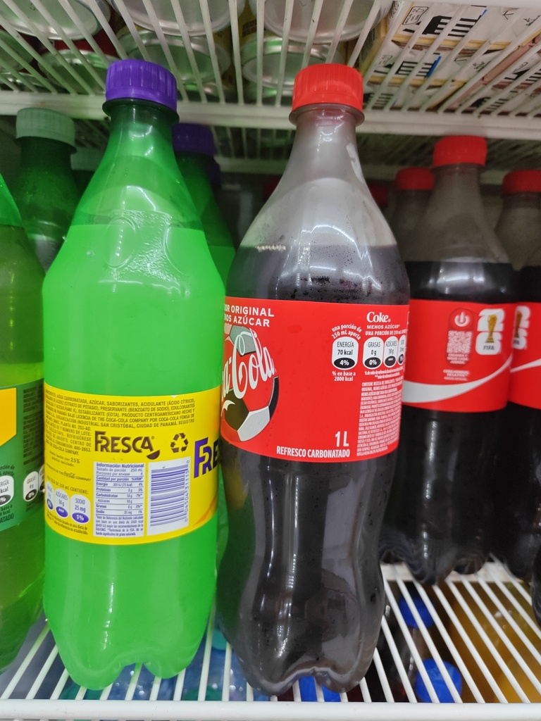 CAJA SODA PET 1LT COCACOLA,FANTA,FRESCA Y ETC 12U