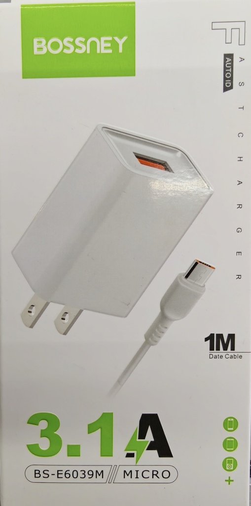 CARGADOR BOSSNEY MICRO