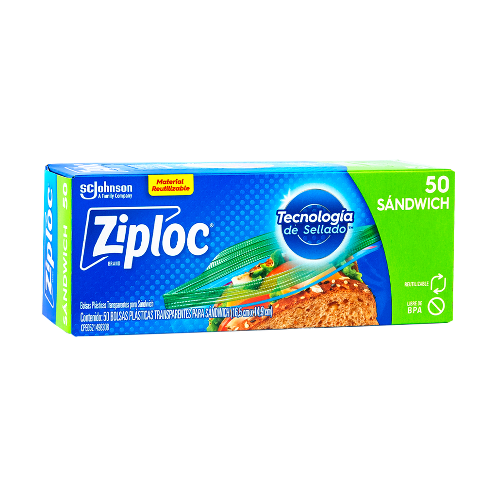 ZIPLOC SANDWICH 50U