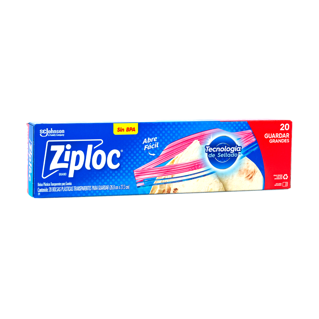 ZIPLOC GUARDAR GRANDE 20U
