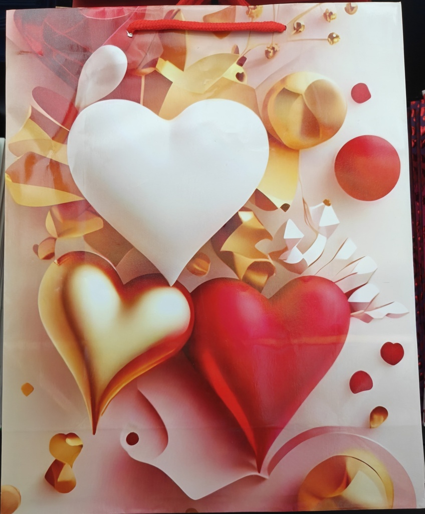 BOLSA DE REGALO CORAZON 