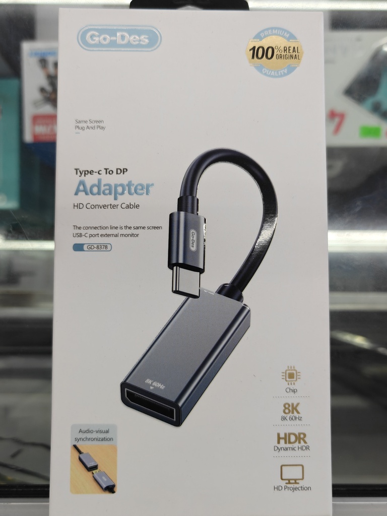 ADAPTADOR GD-8378 TIPO C A DP