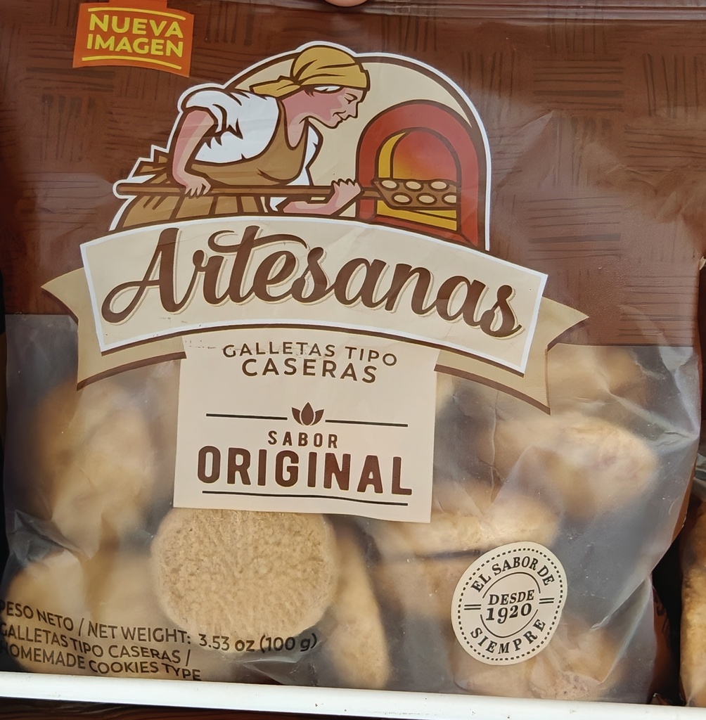 GALLETAS ARTESANA ORIGINAL 100G
