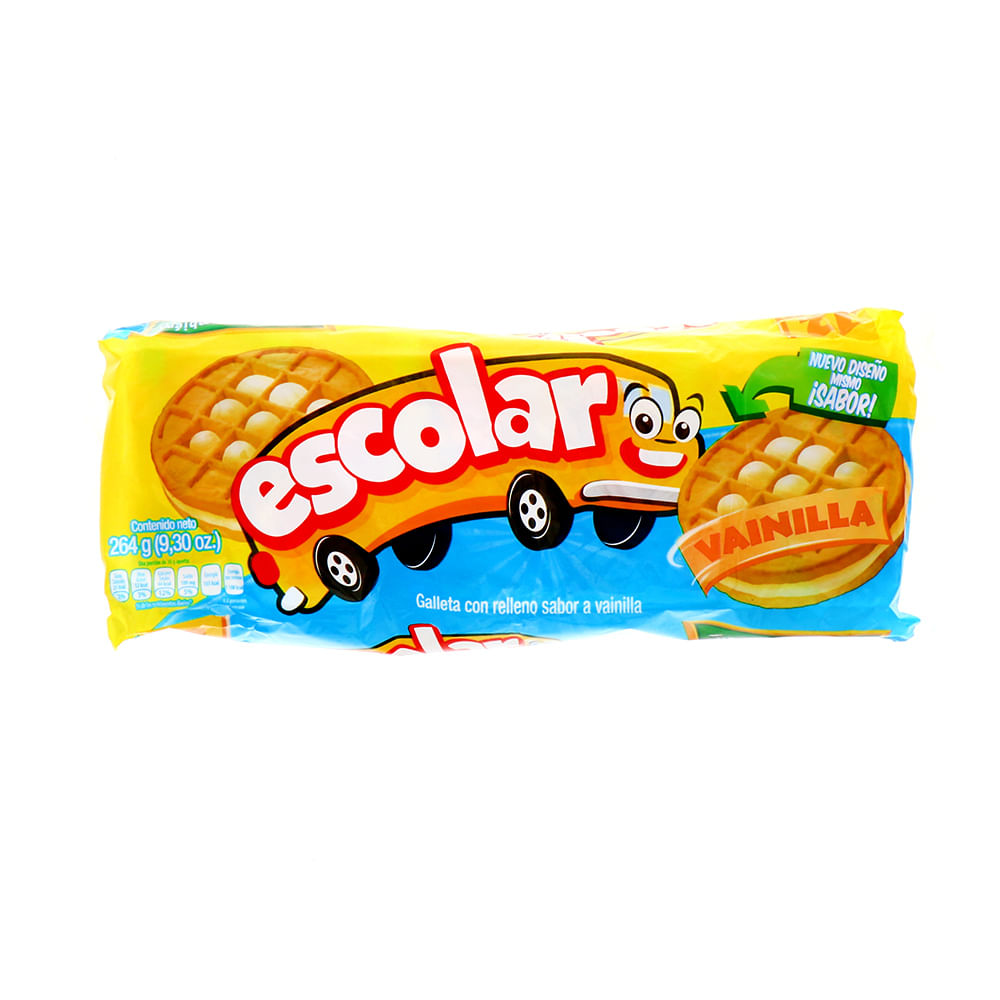 GALLETA ESCOLAR VAINILLA 12U