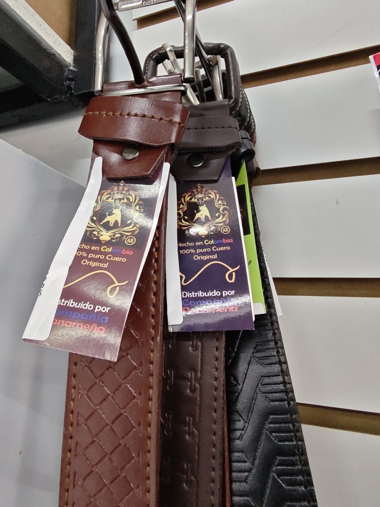 CORREA 100% CUERO P/C 