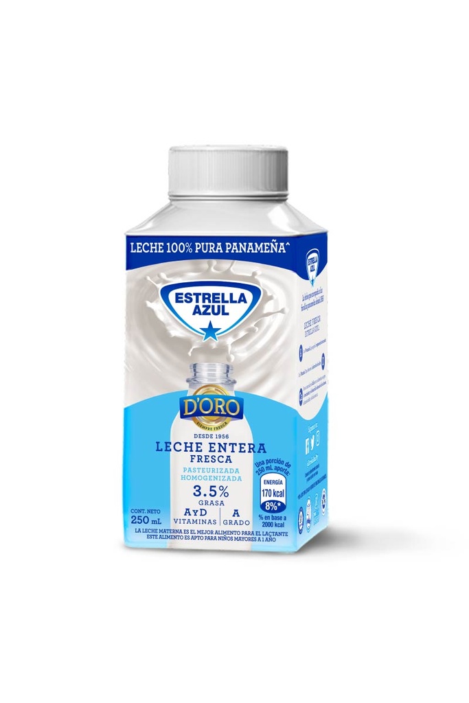 LECHE ENTERA D'ORO 250ML