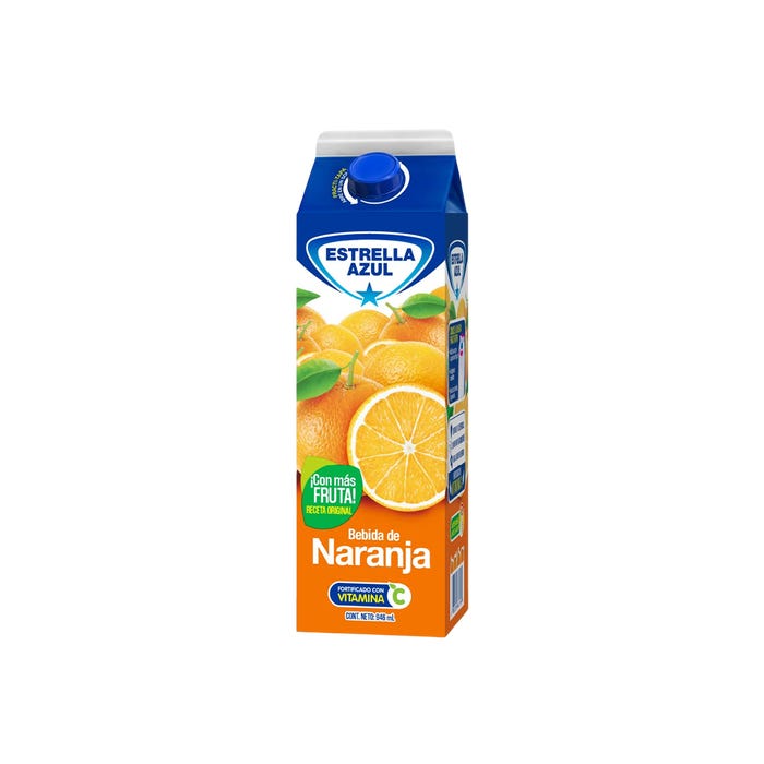 BEBIDA DE NARANJA ESTRELLA AZUL