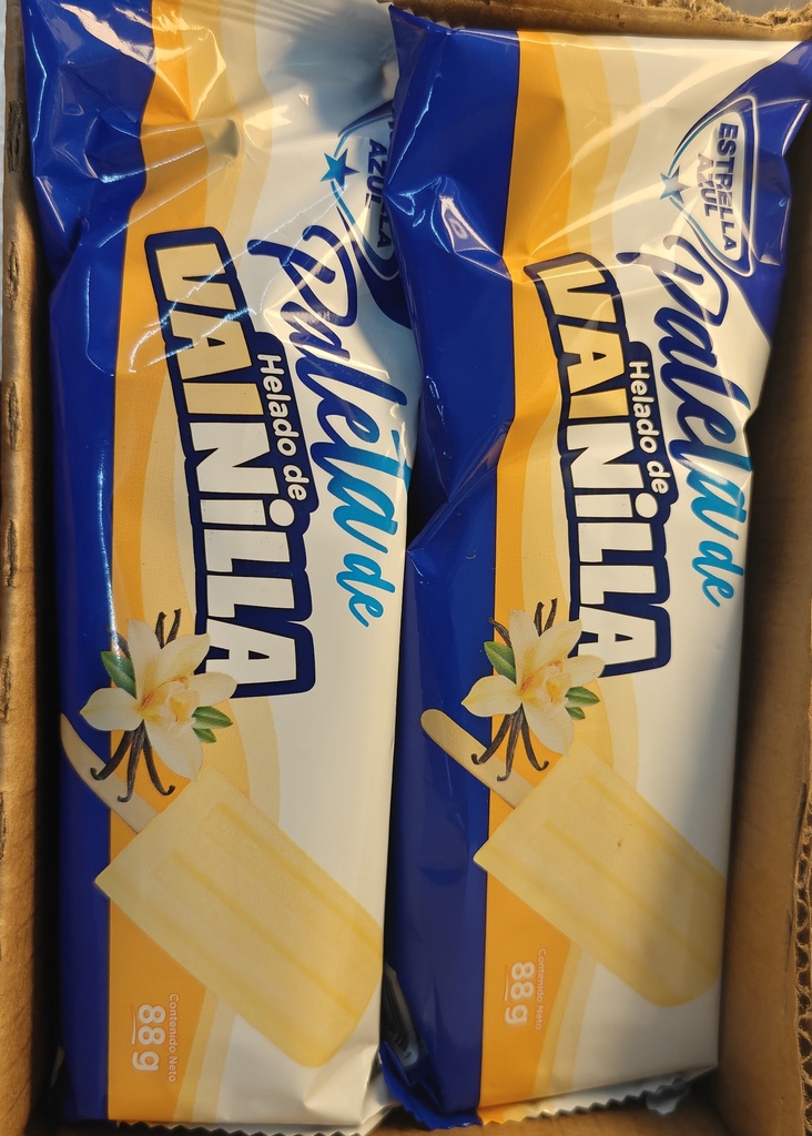 CAJA PALETA HELADO VAINILLA 12U