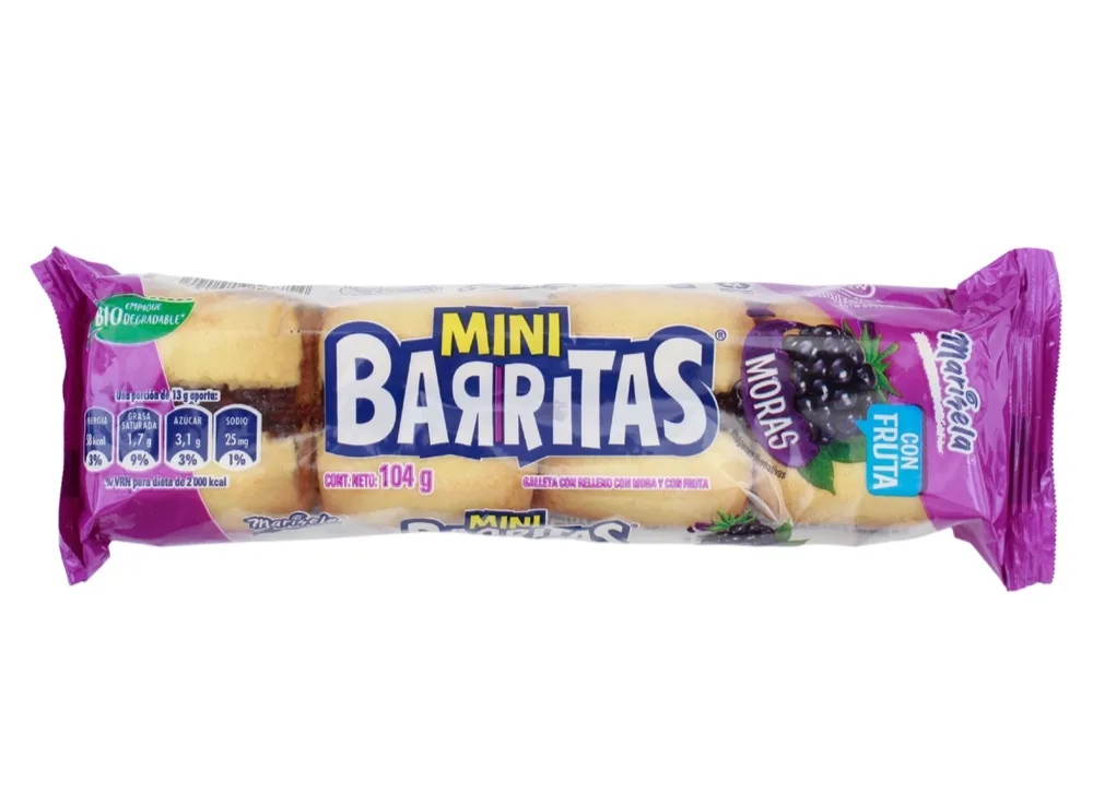 MINI BARRITAS MORAS 104G