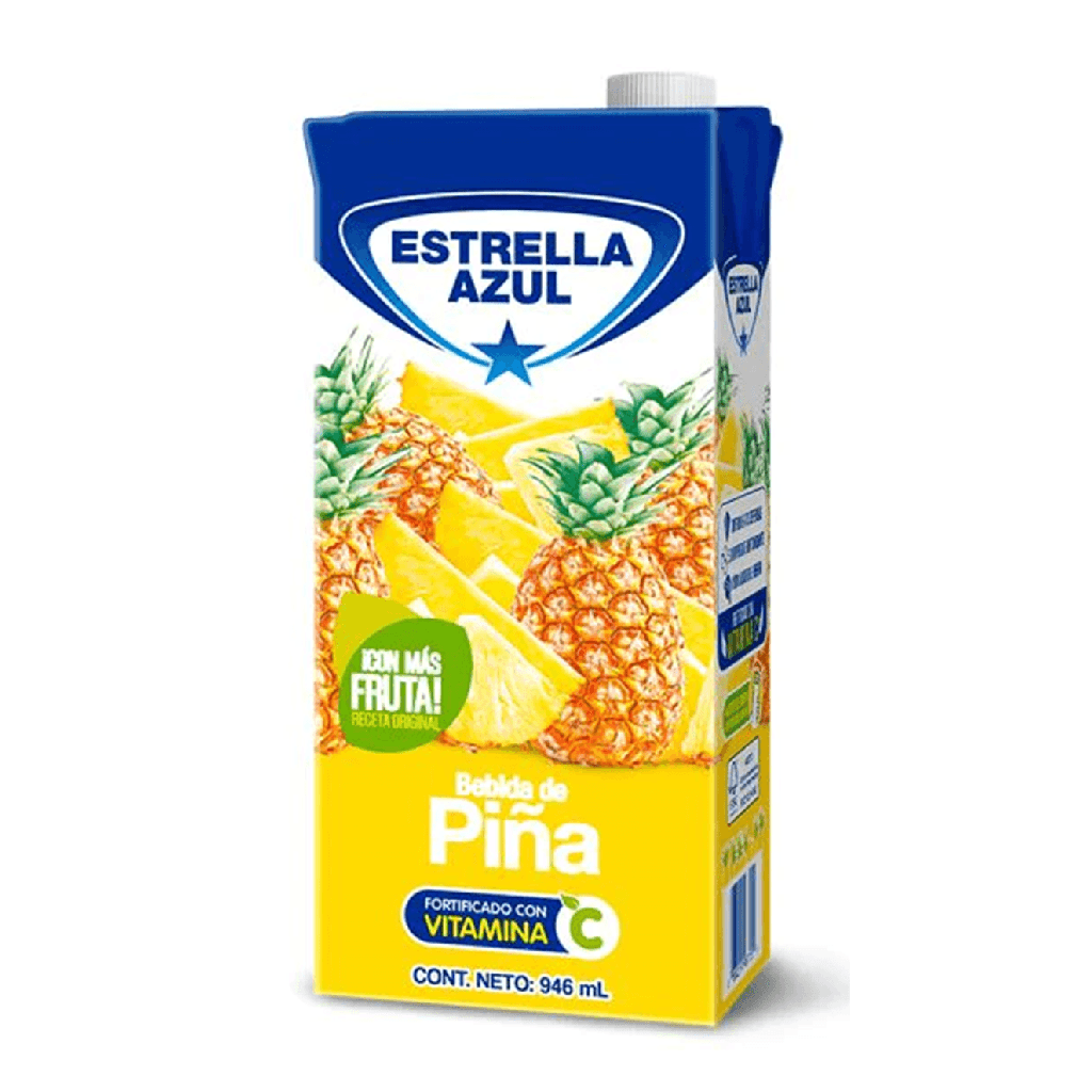 BEBIDA DE PINA ESTRELLA AZUL 946ML
