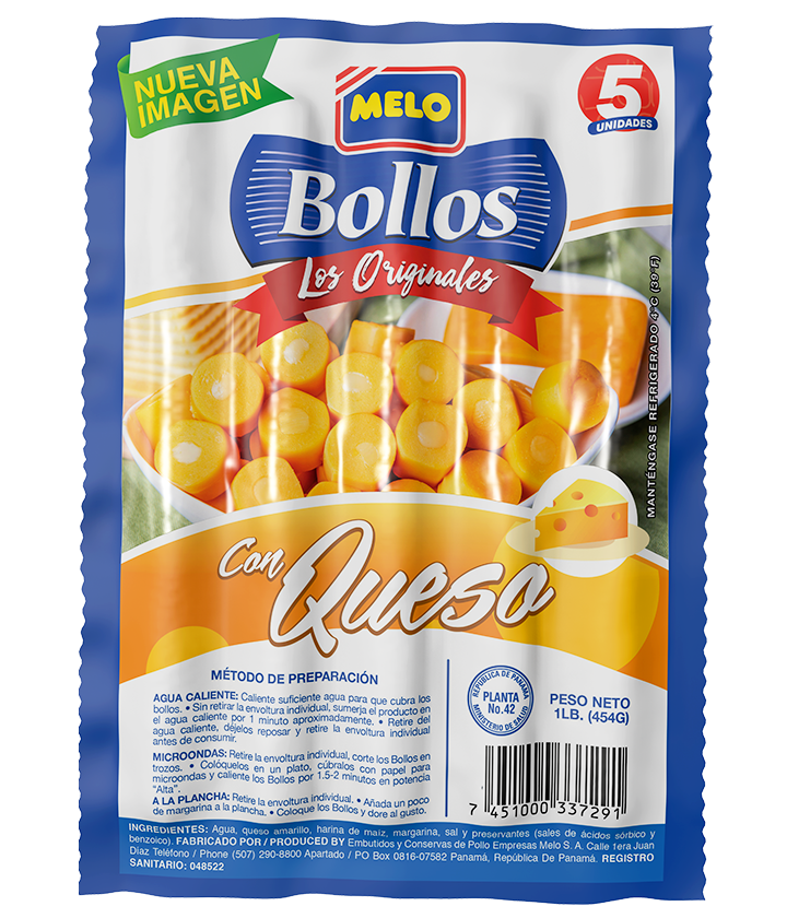 BOLLO MAIZ CON QUESO 5U