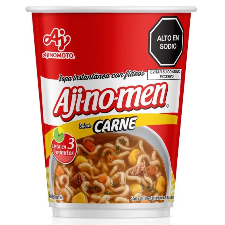 SOPA VASO AJINOMEN CARNE