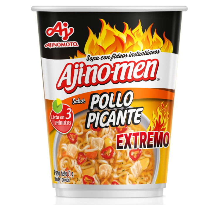 SOPA VASO AJINOMEN POLLO PICANTE EXTREMO