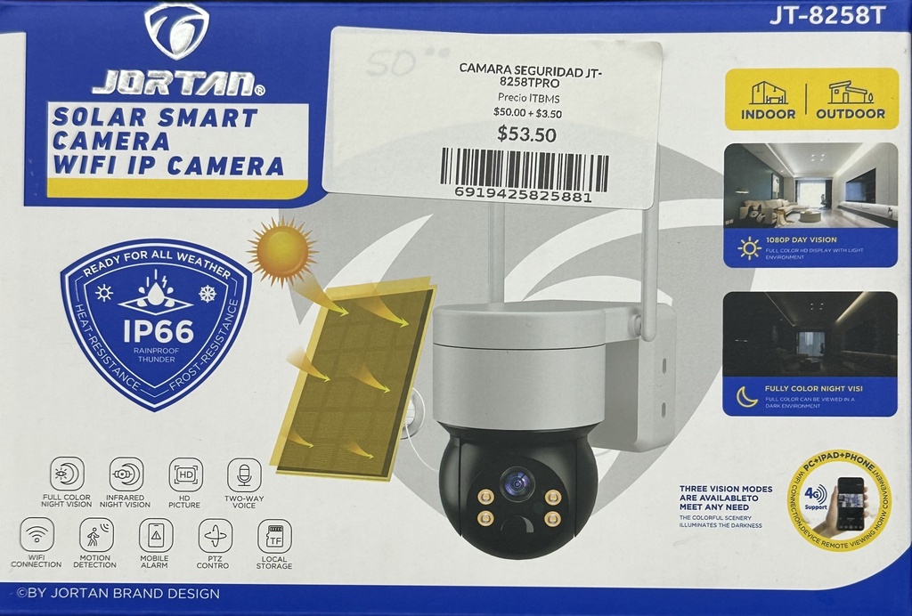 CAMARA SEGURIDAD JT-8258TPRO