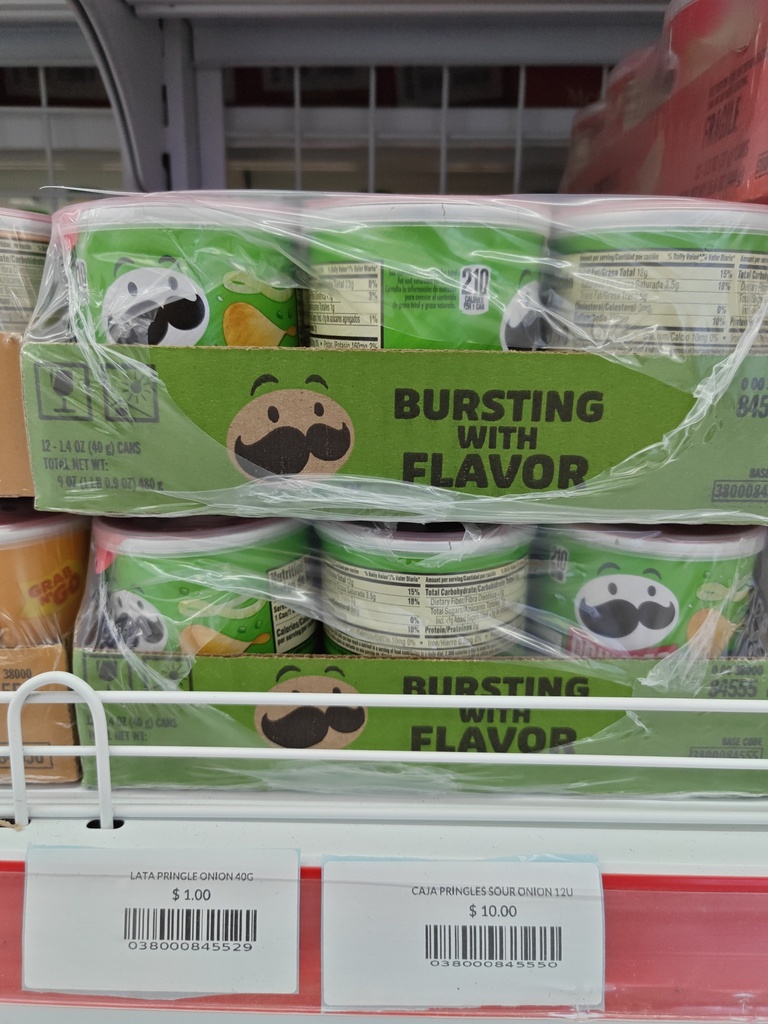 CAJA PRINGLES SOUR ONION 12U