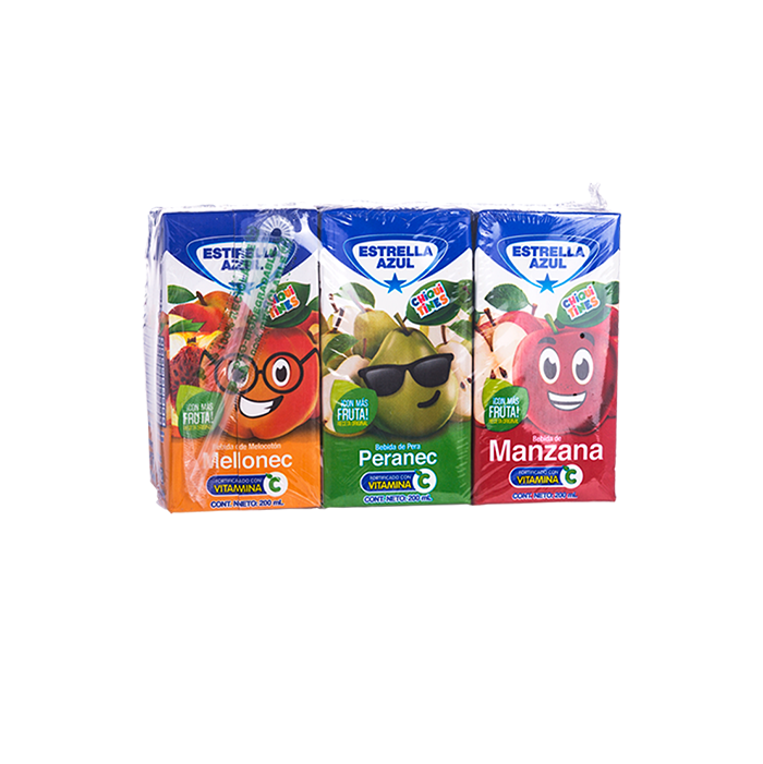 6PACK JUGO SURTIDO ESTRELLA AZUL 