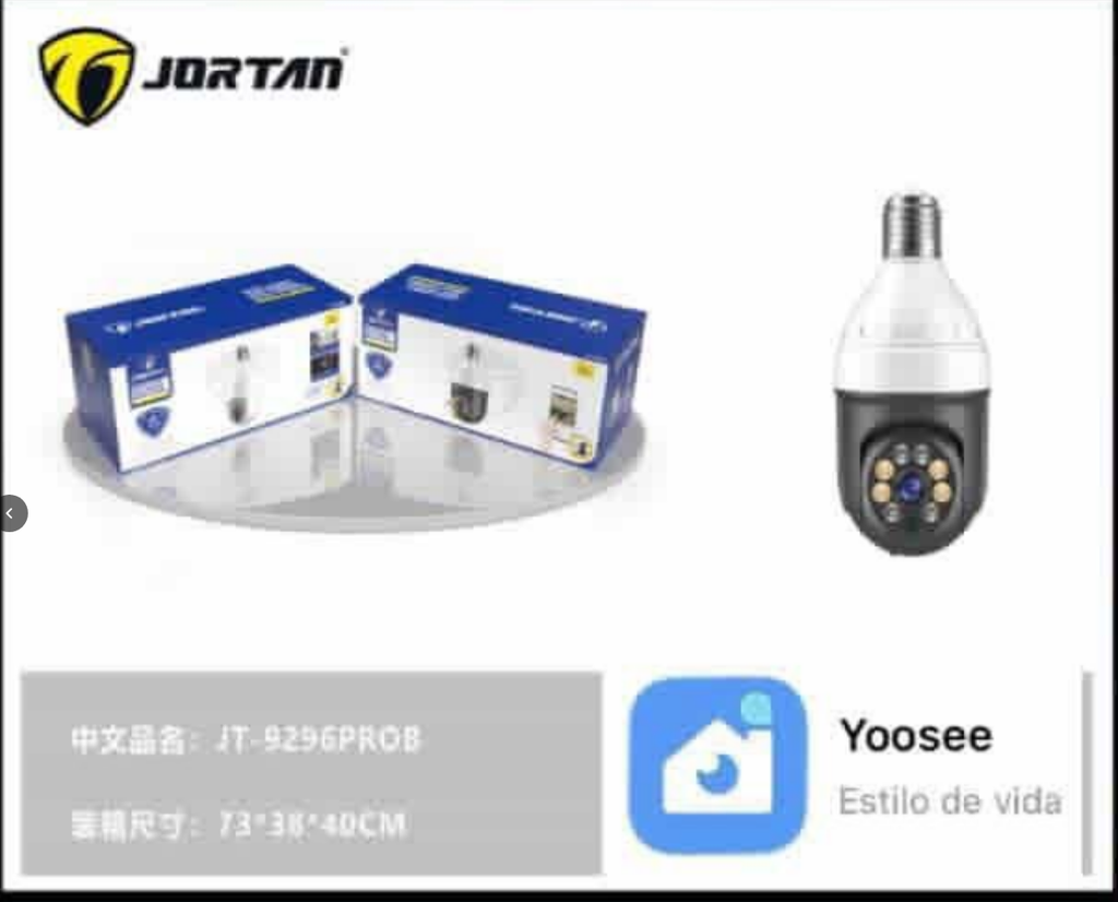 CAMARA SEGURIDAD JT-9296 PRO BW CAMARA FOCO