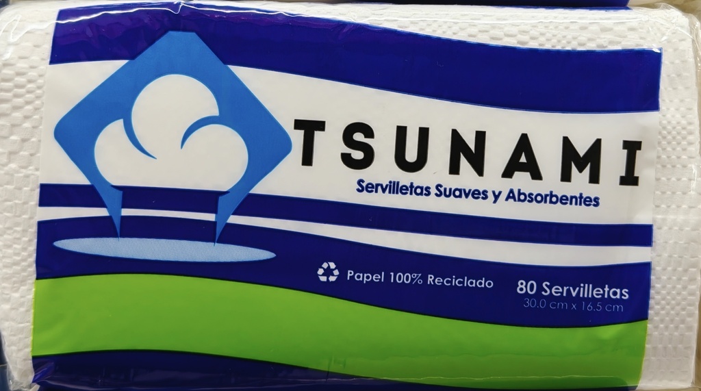 SERVILLETA TSUNAMI 80U