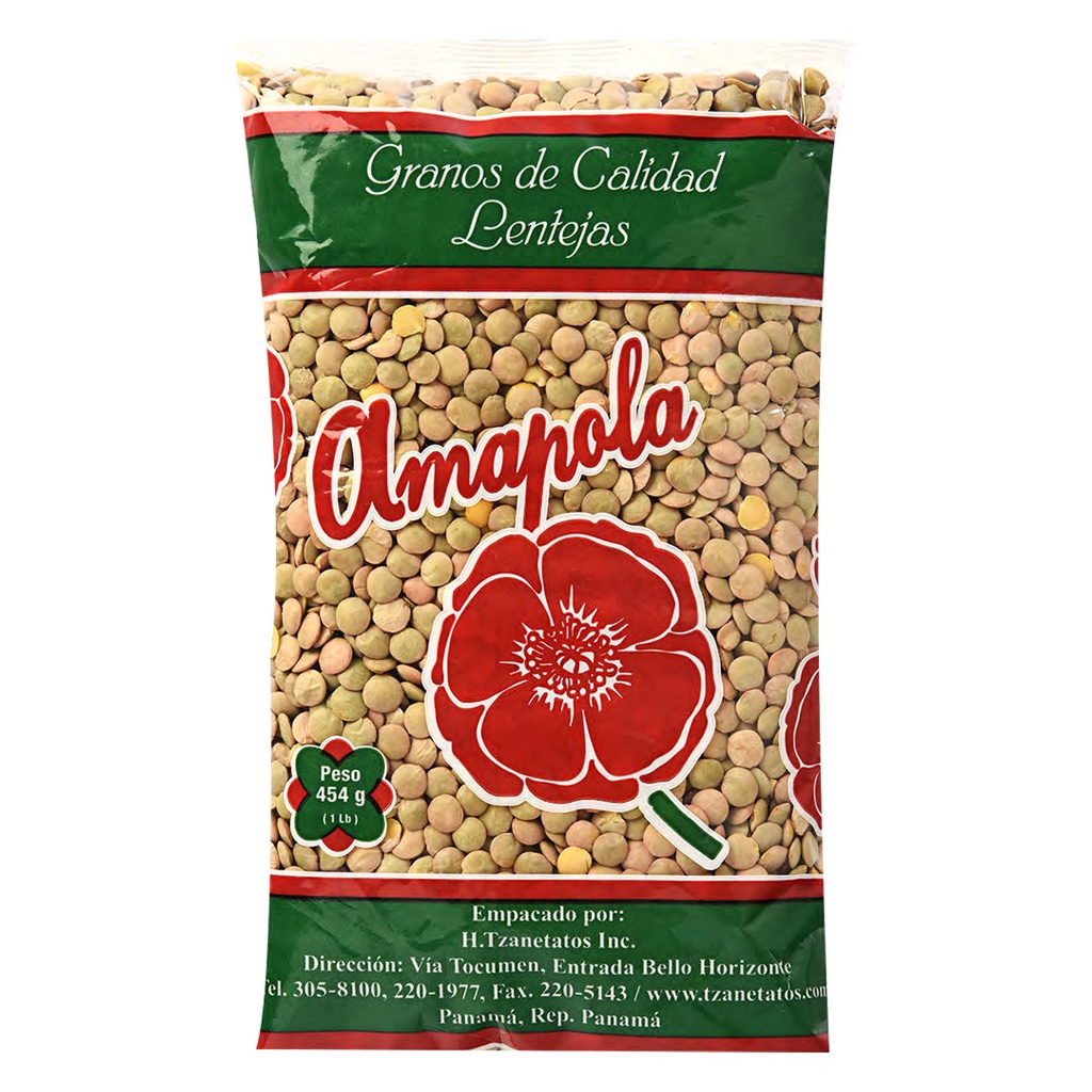 AMAPOLA LENTEJA 1LB