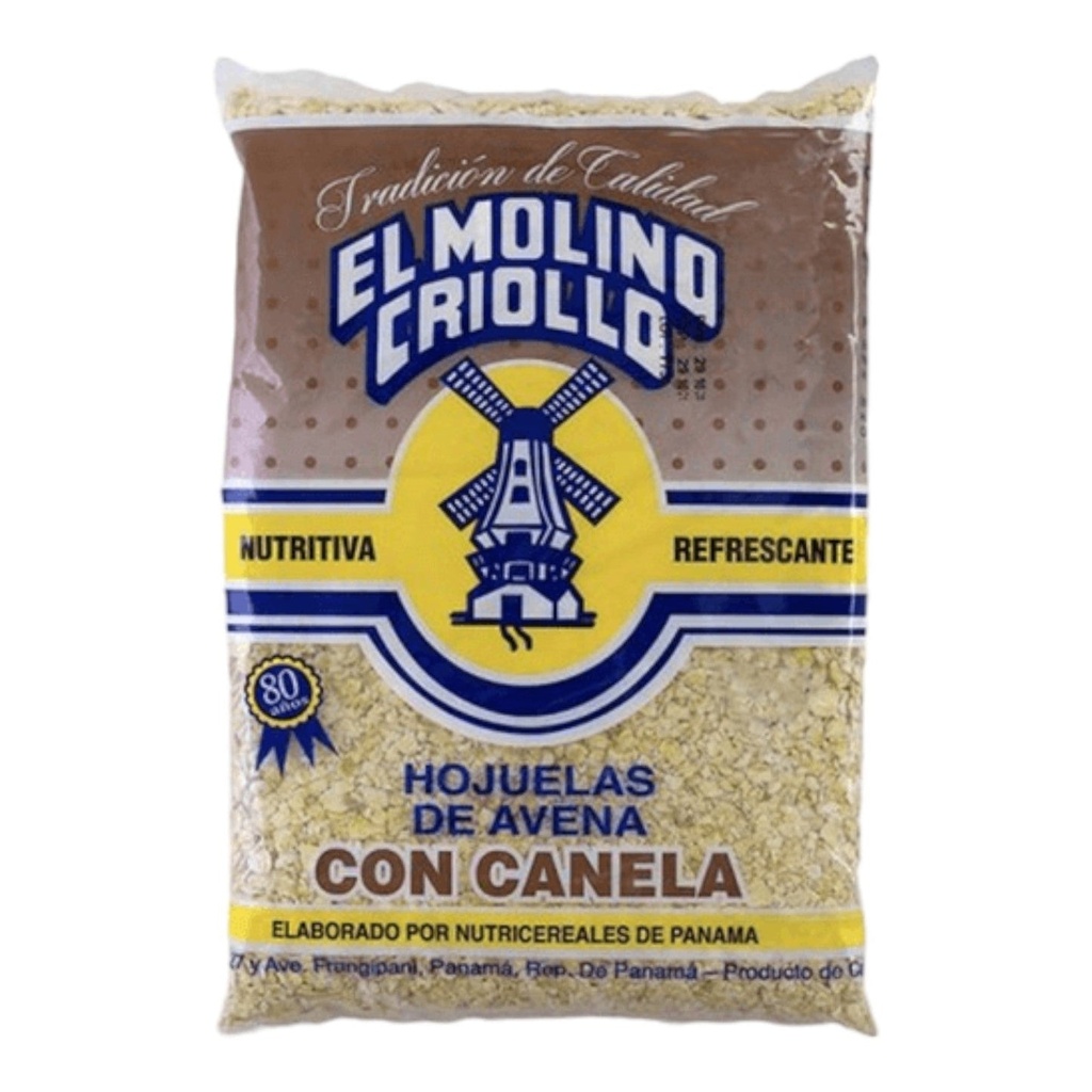 MOLINO HOJUELA DE AVENA CON CANELA 250G