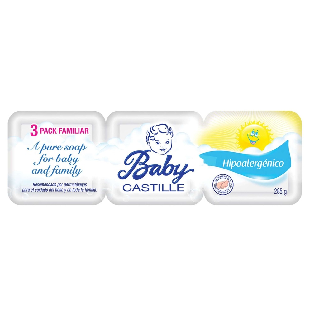 JABON 3PACK BABY CASTILLA ORIGINAL 3U